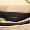 Saint Laurent Beige Calfskin Y Quilted Monogram Small Loulou Chain Satchel - Love that Bag etc - Preowned Authentic Designer Handbags & Preloved Fashions