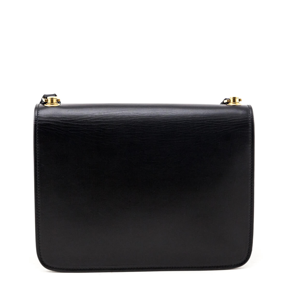 Saint Laurent Black Box Calfskin Le Carre Shoulder Bag - Love that Bag etc - Preowned Authentic Designer Handbags & Preloved Fashions