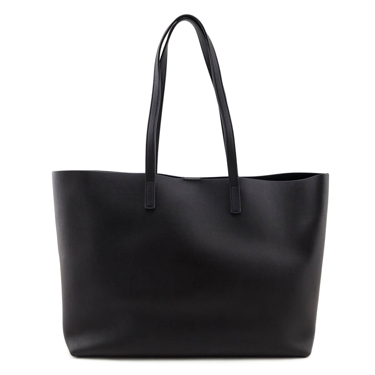 Saint Laurent Black Calfskin Large Shopping Tote E/W - Love that Bag etc - Preowned Authentic Designer Handbags & Preloved Fashions