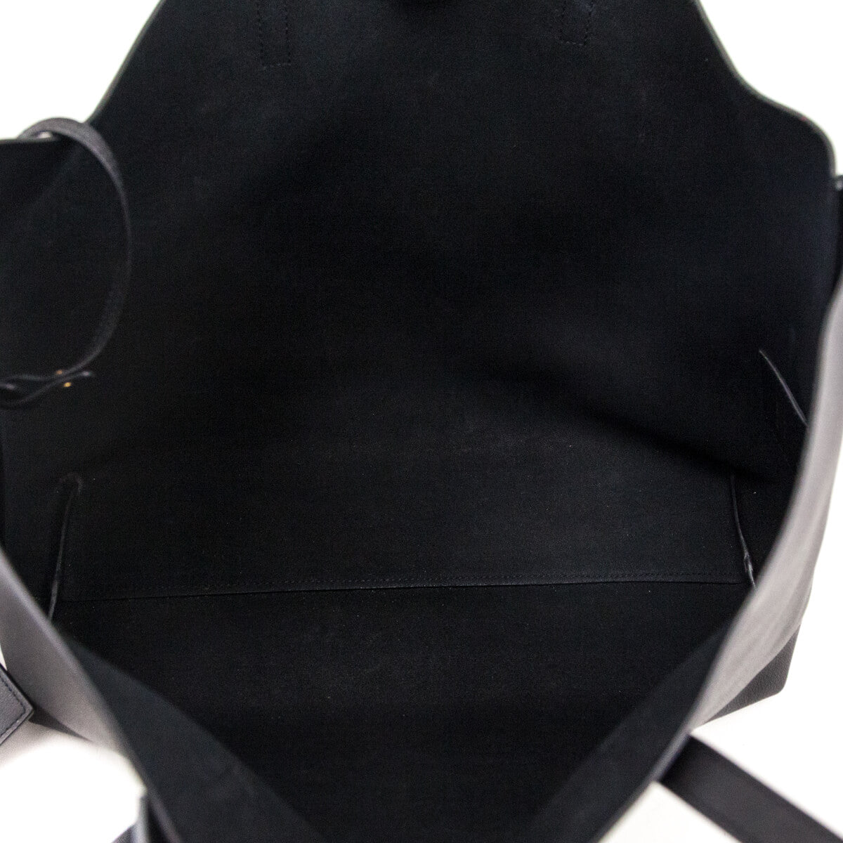 Saint Laurent Black Calfskin Large Shopping Tote E/W - Love that Bag etc - Preowned Authentic Designer Handbags & Preloved Fashions