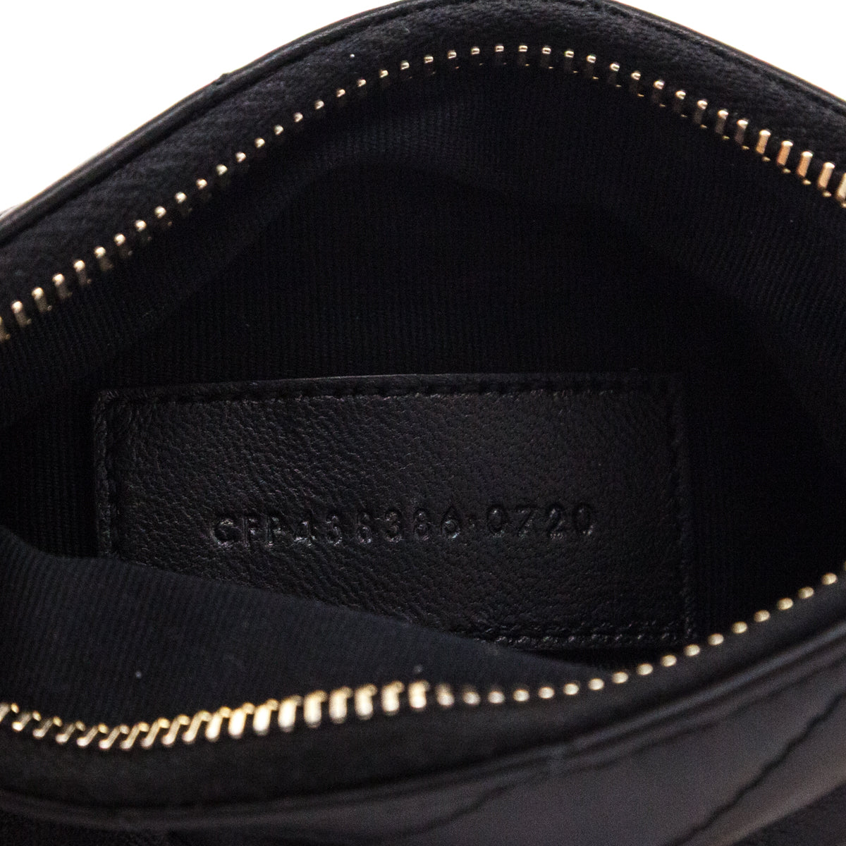 Saint Laurent Black Calfskin Matelasse Monogram Key Pouch - Love that Bag etc - Preowned Authentic Designer Handbags & Preloved Fashions