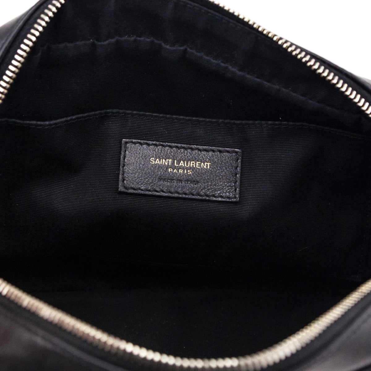 Saint Laurent Black Calfskin Matelasse Monogram Lou Camera Bag - Love that Bag etc - Preowned Authentic Designer Handbags & Preloved Fashions