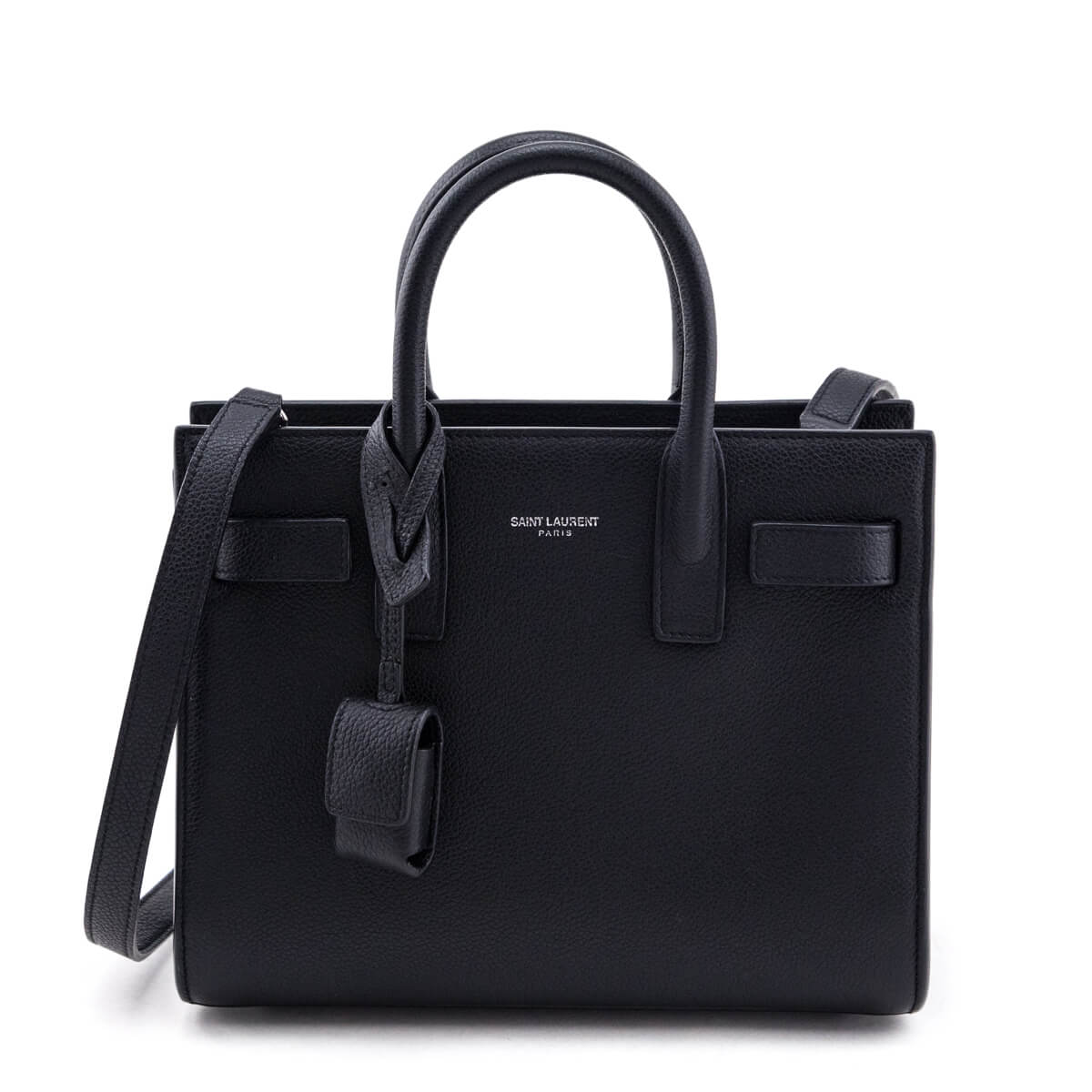 Saint Laurent Black Calfskin Nano Sac De Jour Bag - Love that Bag etc - Preowned Authentic Designer Handbags & Preloved Fashions