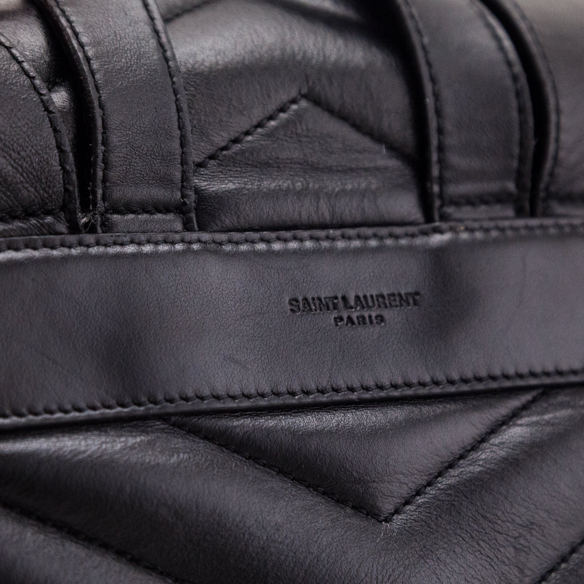 Saint Laurent Black Calfskin Quilted Medium Loulou Backpack - Love that Bag etc - Preowned Authentic Designer Handbags & Preloved Fashions