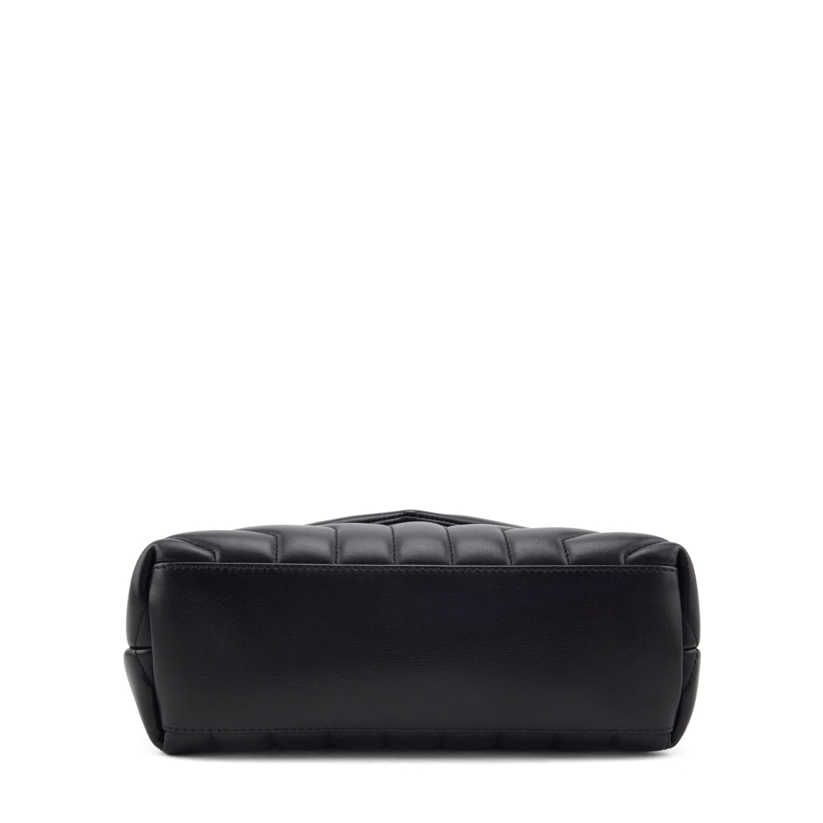 Saint Laurent Black Calfskin Y Quilted Monogram Small Loulou Chain Satchel - Love that Bag etc - Preowned Authentic Designer Handbags & Preloved Fashions