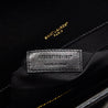 Saint Laurent Black Grain De Poudre Matelasse Chevron Large Monogram Satchel - Love that Bag etc - Preowned Authentic Designer Handbags & Preloved Fashions
