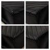 Saint Laurent Black Grain De Poudre Matelasse Chevron Large Monogram Satchel - Love that Bag etc - Preowned Authentic Designer Handbags & Preloved Fashions