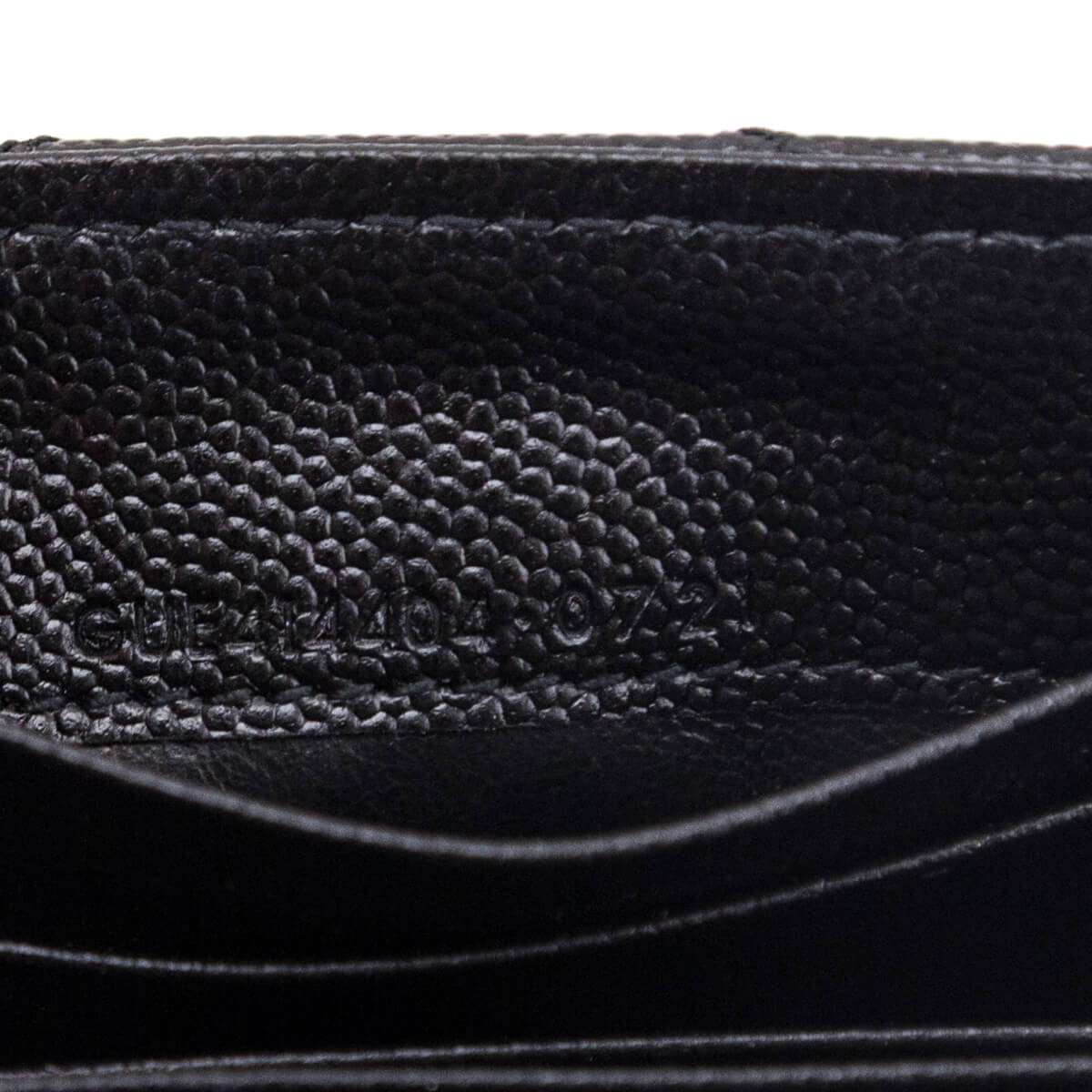 Saint Laurent Black Grain De Poudre Matelasse Chevron Small Monochrome Monogram Envelope Wallet