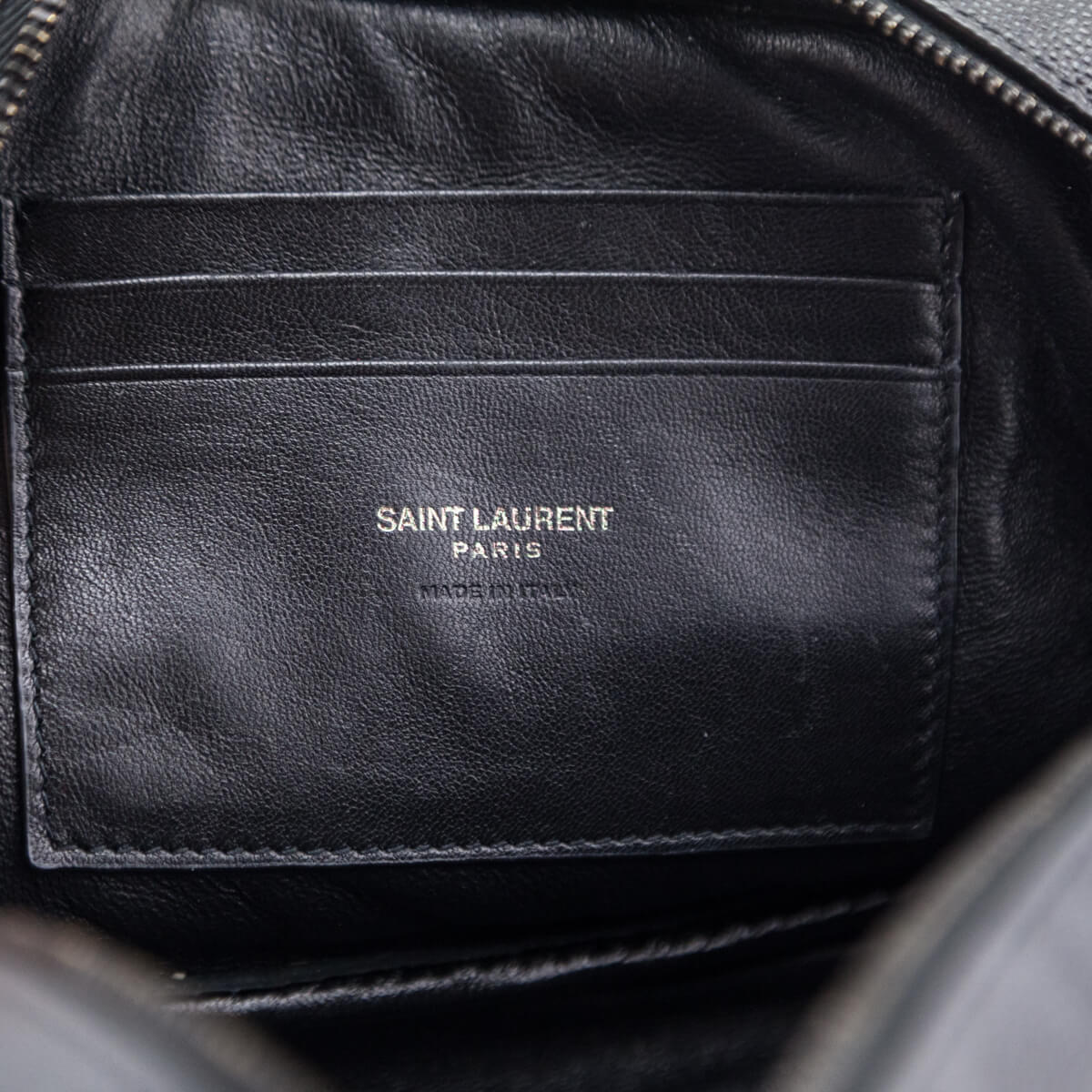 Saint Laurent Lou Camera Bag Quilted Leather Black-tone Black in Calfskin  with Black-tone - US