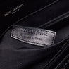 Saint Laurent Black Grain de Poudre Mixed Matelasse Triquilt Large Monogram Satchel - Love that Bag etc - Preowned Authentic Designer Handbags & Preloved Fashions