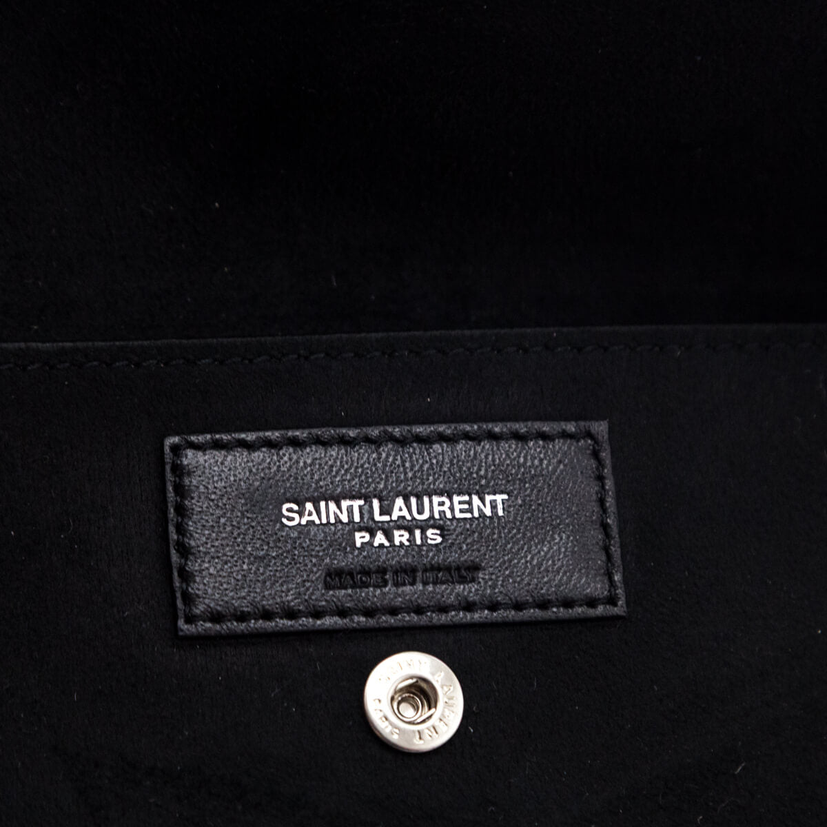 Saint Laurent Black Lambskin Teddy Drawstring Bag - Love that Bag etc - Preowned Authentic Designer Handbags & Preloved Fashions