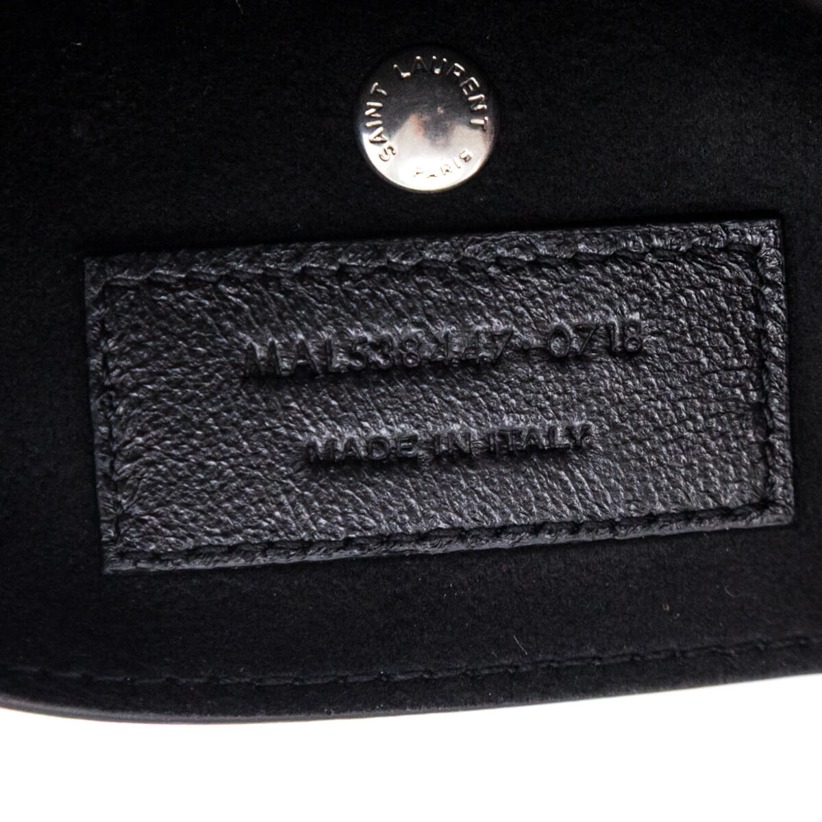 Saint Laurent Black Lambskin Teddy Drawstring Bag - Love that Bag etc - Preowned Authentic Designer Handbags & Preloved Fashions