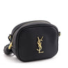Saint Laurent Black Nappa Monogram Blogger Bag - Love that Bag etc - Preowned Authentic Designer Handbags & Preloved Fashions