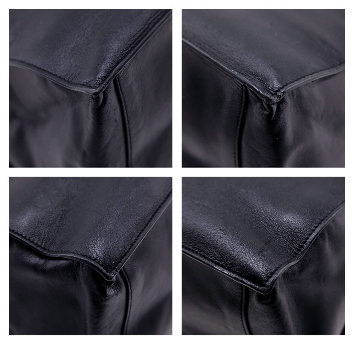 Saint Laurent Black Smooth Calfskin Rive Gauche N/S Tote - Love that Bag etc - Preowned Authentic Designer Handbags & Preloved Fashions