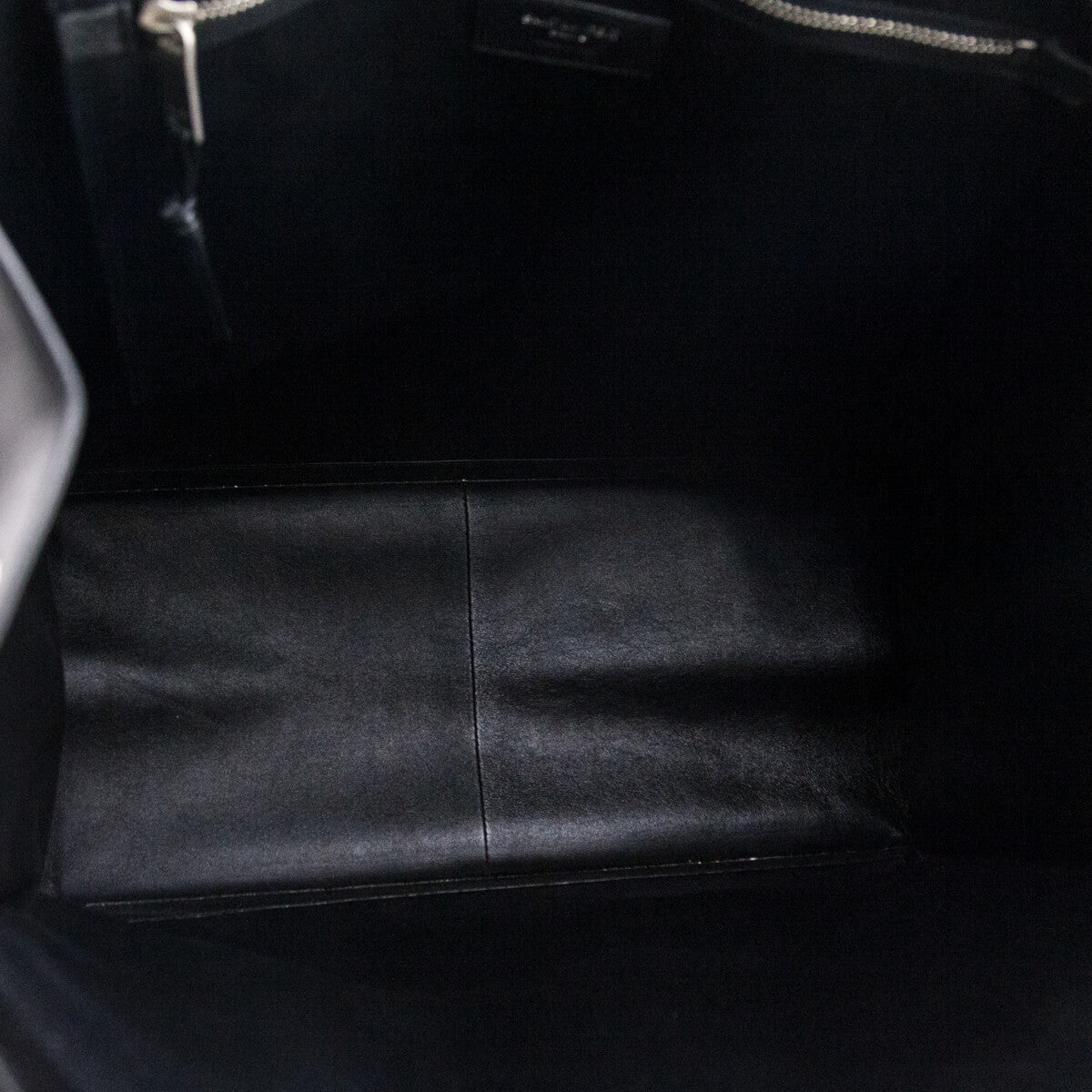 Saint Laurent Black Smooth Calfskin Rive Gauche N/S Tote - Love that Bag etc - Preowned Authentic Designer Handbags & Preloved Fashions