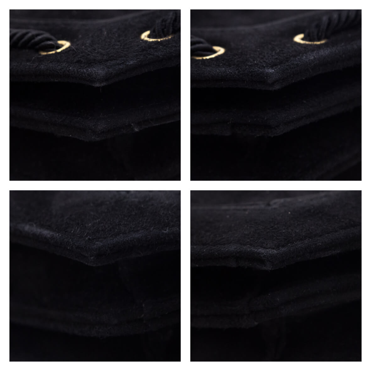 Saint Laurent Black Suede Medium Monogram Fetish Satchel - Love that Bag etc - Preowned Authentic Designer Handbags & Preloved Fashions