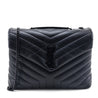 Saint Laurent Black Y Quilted Leather Monogram Medium Loulou Chain Satchel - Love that Bag etc - Preowned Authentic Designer Handbags & Preloved Fashions