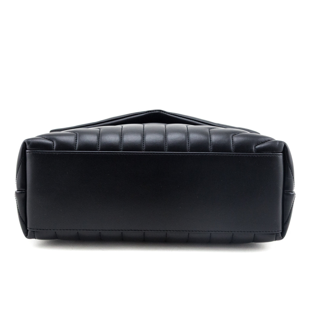 Saint Laurent Black Y Quilted Leather Monogram Medium Loulou Chain Satchel - Love that Bag etc - Preowned Authentic Designer Handbags & Preloved Fashions