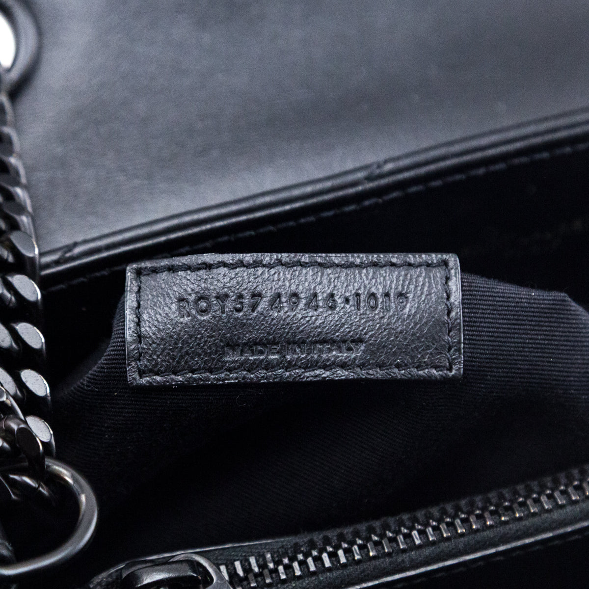 Saint Laurent Black Y Quilted Leather Monogram Medium Loulou Chain Satchel - Love that Bag etc - Preowned Authentic Designer Handbags & Preloved Fashions