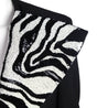 Saint Laurent Black & White Zebra Sequin Jacket Size M | FR 38 - Love that Bag etc - Preowned Authentic Designer Handbags & Preloved Fashions