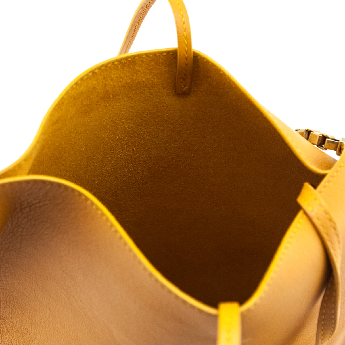 Saint Laurent Tan Calfskin Small Suzanne Hobo