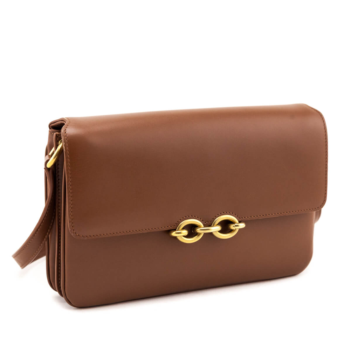 SaintLaurentBrownSmoothCalfskinLeMaillonSatchel-2.jpg
