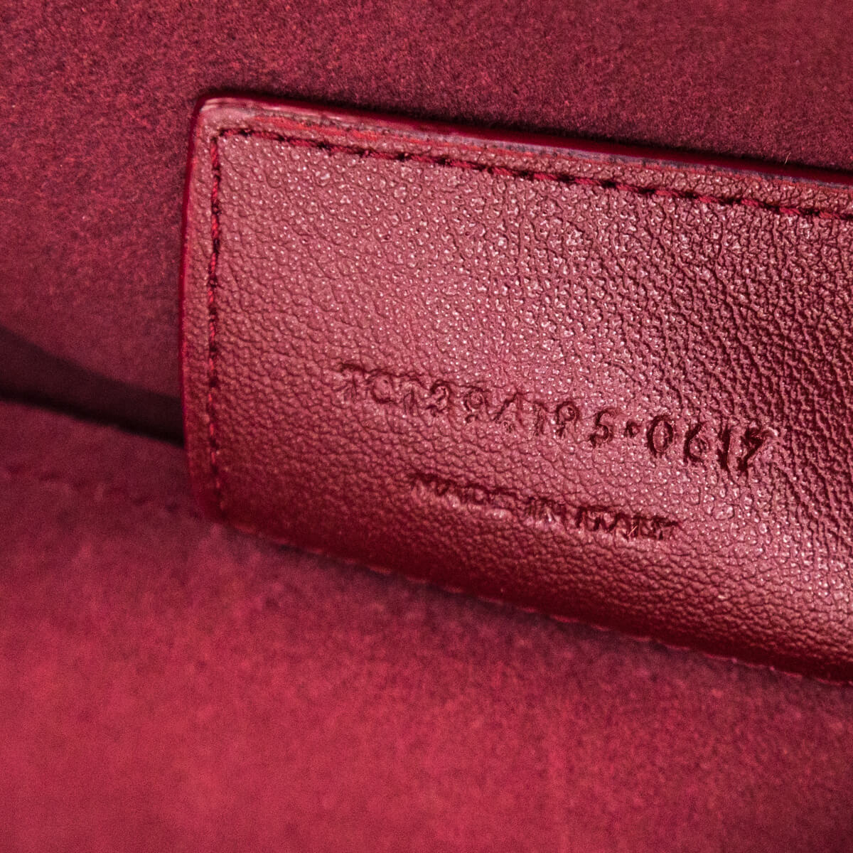 Saint Laurent Carmine Calfskin Large Shopping Tote E/W - Love that Bag etc - Preowned Authentic Designer Handbags & Preloved Fashions