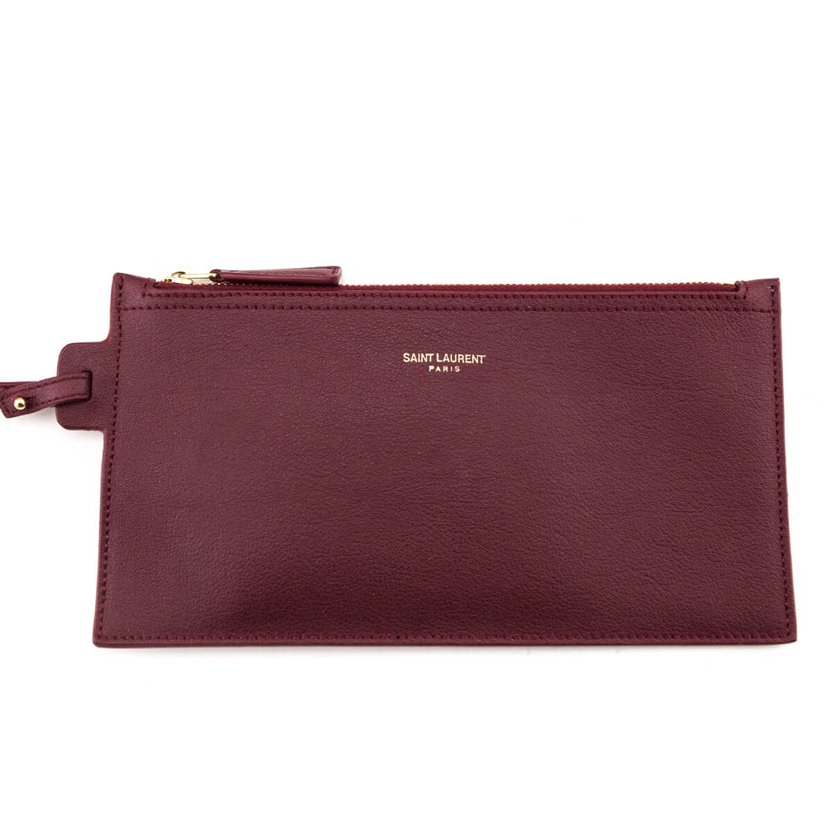 Saint Laurent Carmine Calfskin Large Shopping Tote E/W - Love that Bag etc - Preowned Authentic Designer Handbags & Preloved Fashions