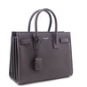 Saint Laurent Dark Gray Grained Calfskin Baby Sac De Jour - Love that Bag etc - Preowned Authentic Designer Handbags & Preloved Fashions