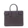 Saint Laurent Dark Gray Grained Calfskin Baby Sac De Jour - Love that Bag etc - Preowned Authentic Designer Handbags & Preloved Fashions
