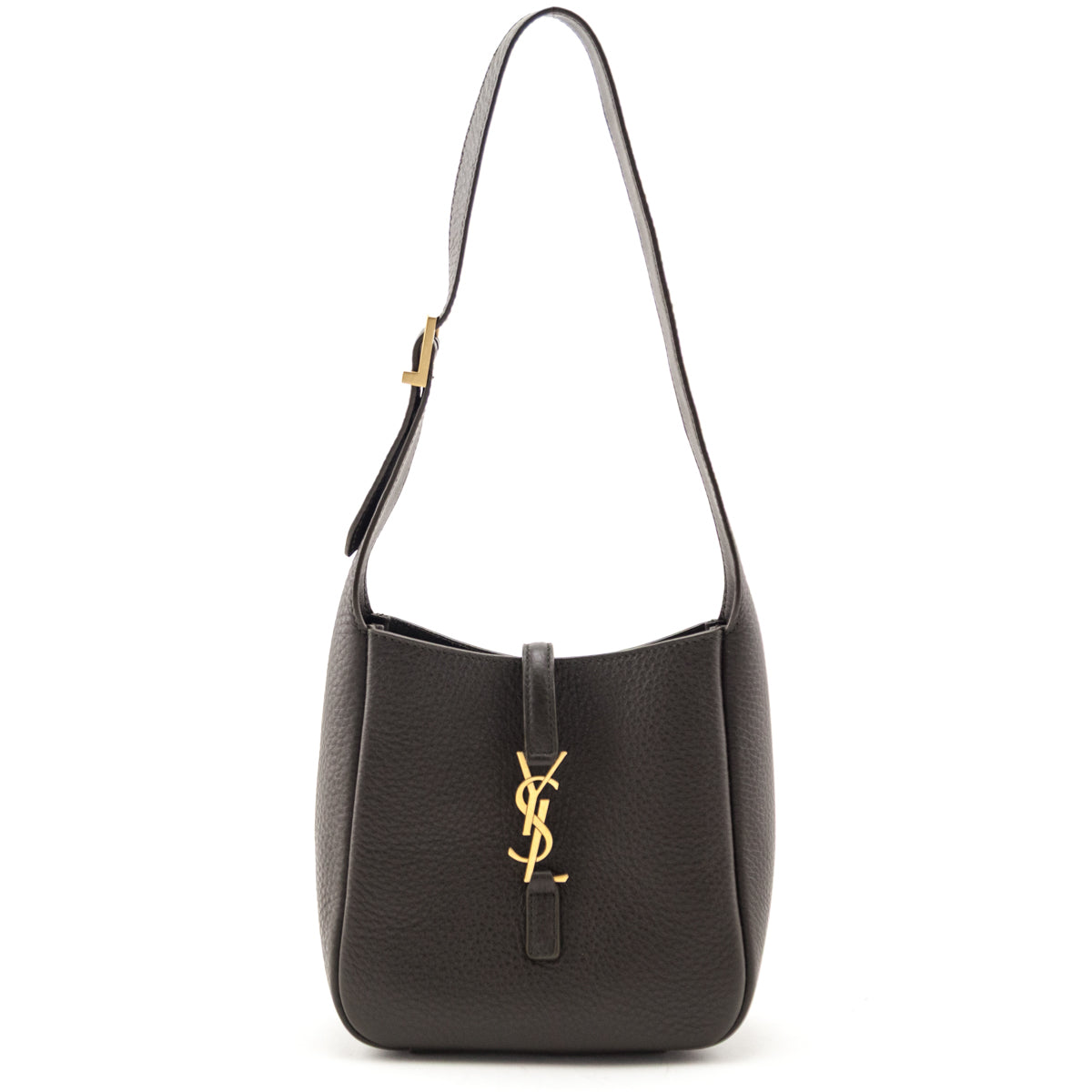 Saint Laurent Light Musk Grained Deerskin Baby Supple Le 5 A 7 Hobo
