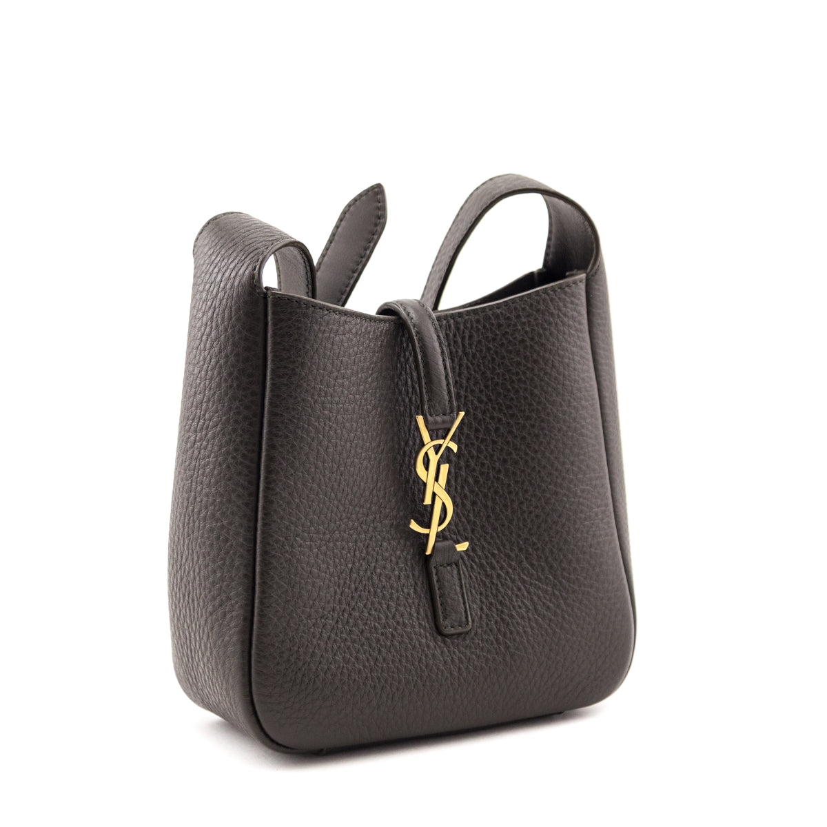 Saint Laurent Light Musk Grained Deerskin Baby Supple Le 5 A 7 Hobo