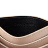 Saint Laurent Light Taupe Grain De Poudre Matelasse Chevron Cassandre Card Case - Love that Bag etc - Preowned Authentic Designer Handbags & Preloved Fashions