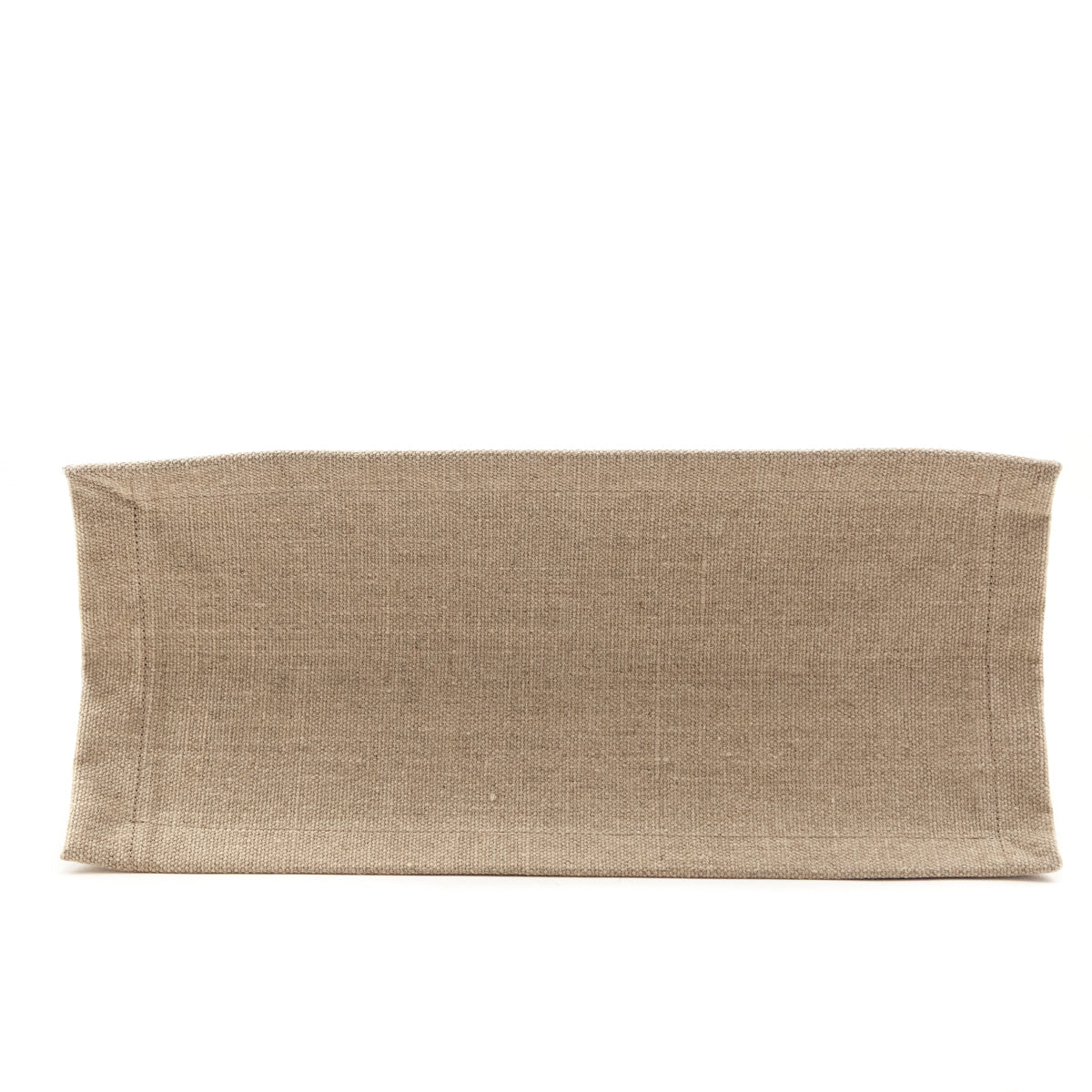 Saint Laurent Natural Linen Calfskin Rive Gauche North South Tote