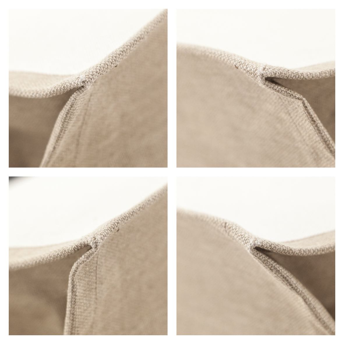 Saint Laurent Natural Linen Calfskin Rive Gauche North South Tote