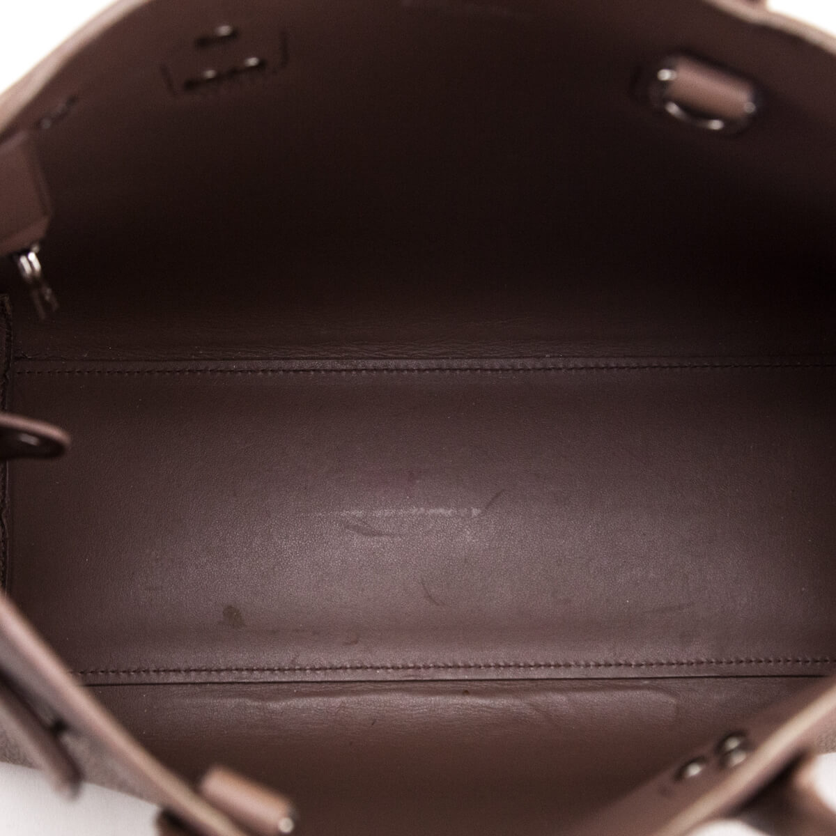 Saint Laurent Taupe Grained Calfskin Baby Sac De Jour - Love that Bag etc - Preowned Authentic Designer Handbags & Preloved Fashions
