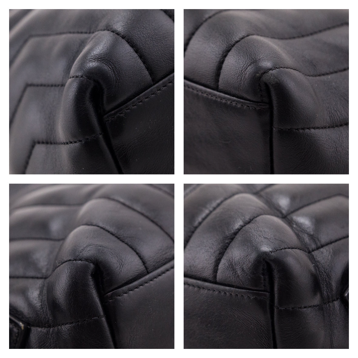 Saint Laurent Black Calfskin Quilted Medium Loulou Backpack - Love that Bag etc - Preowned Authentic Designer Handbags & Preloved Fashions