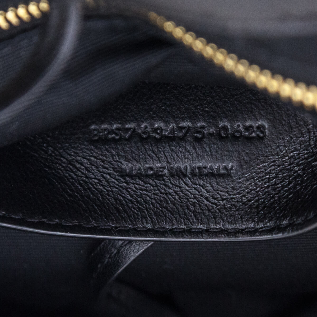 Saint Laurent Black Lambskin Matelasse Monogram Small Jamie 4.3