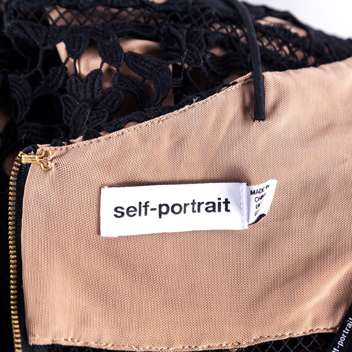 Self Portrait Black Azaelea Lace Mini Dress Size XS | UK 8 | US 4 - Love that Bag etc - Preowned Authentic Designer Handbags & Preloved Fashions
