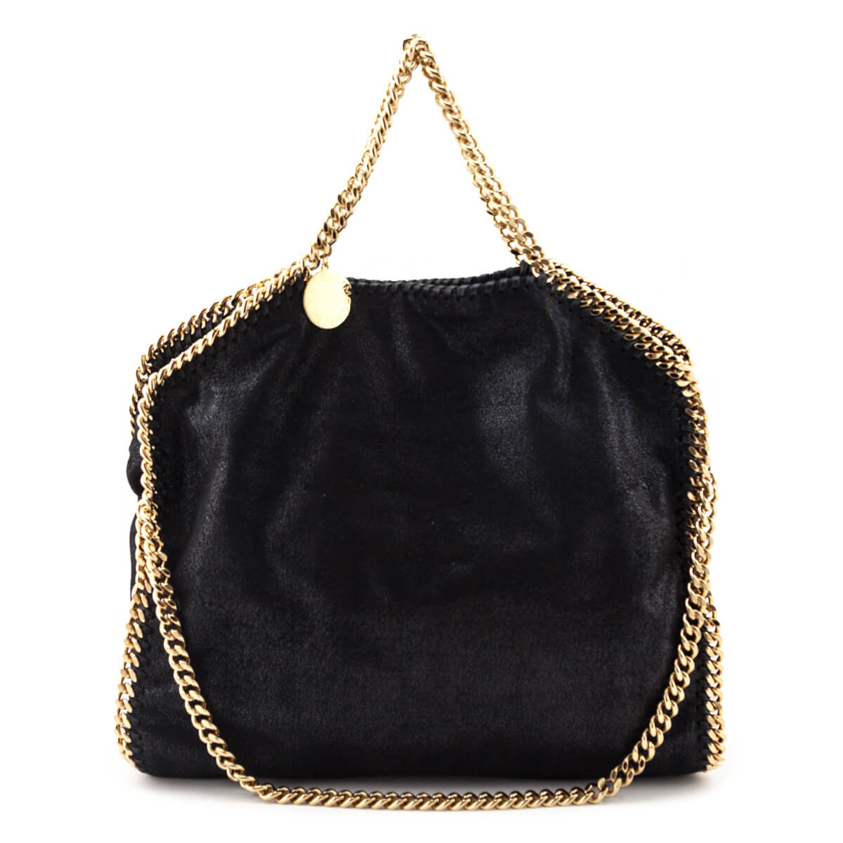 Stella McCartney Black Shaggy Deer Small Falabella Tote - Love that Bag etc - Preowned Authentic Designer Handbags & Preloved Fashions