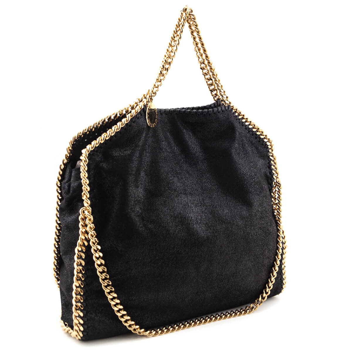 Stella McCartney Black Shaggy Deer Small Falabella Tote - Love that Bag etc - Preowned Authentic Designer Handbags & Preloved Fashions