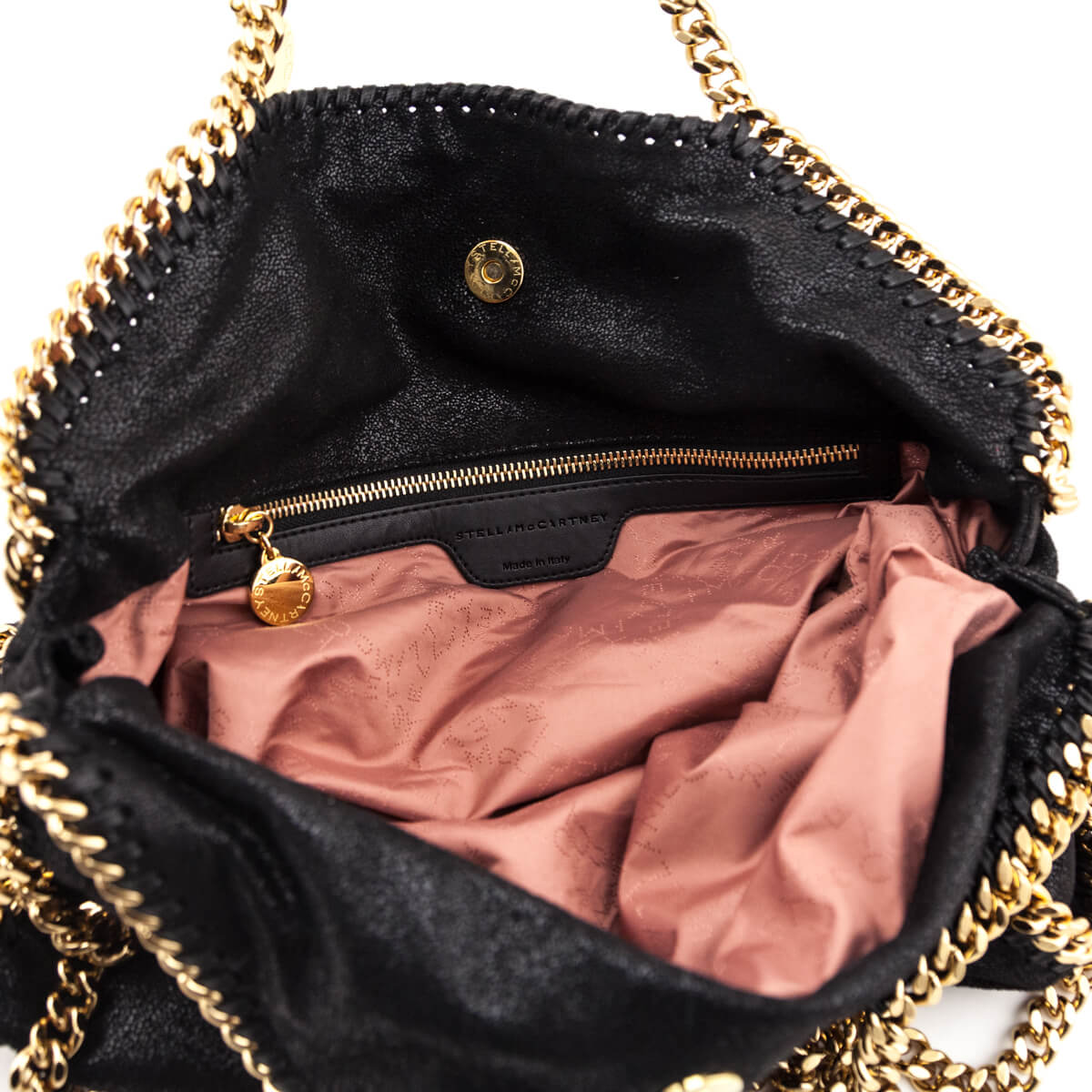 Stella McCartney Black Shaggy Deer Small Falabella Tote - Love that Bag etc - Preowned Authentic Designer Handbags & Preloved Fashions