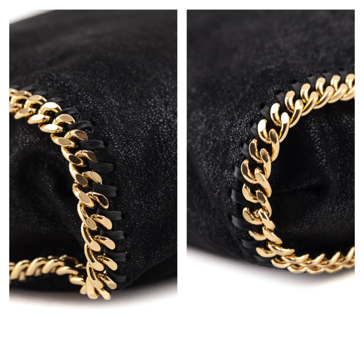 Stella McCartney Black Shaggy Deer Small Falabella Tote - Love that Bag etc - Preowned Authentic Designer Handbags & Preloved Fashions
