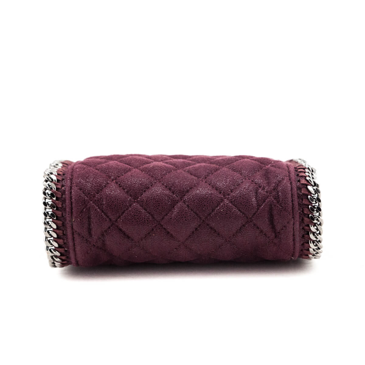 Stella McCartney Burgundy Quilted Shaggy Deer Tiny Falabella Crossbody - Love that Bag etc - Preowned Authentic Designer Handbags & Preloved Fashions