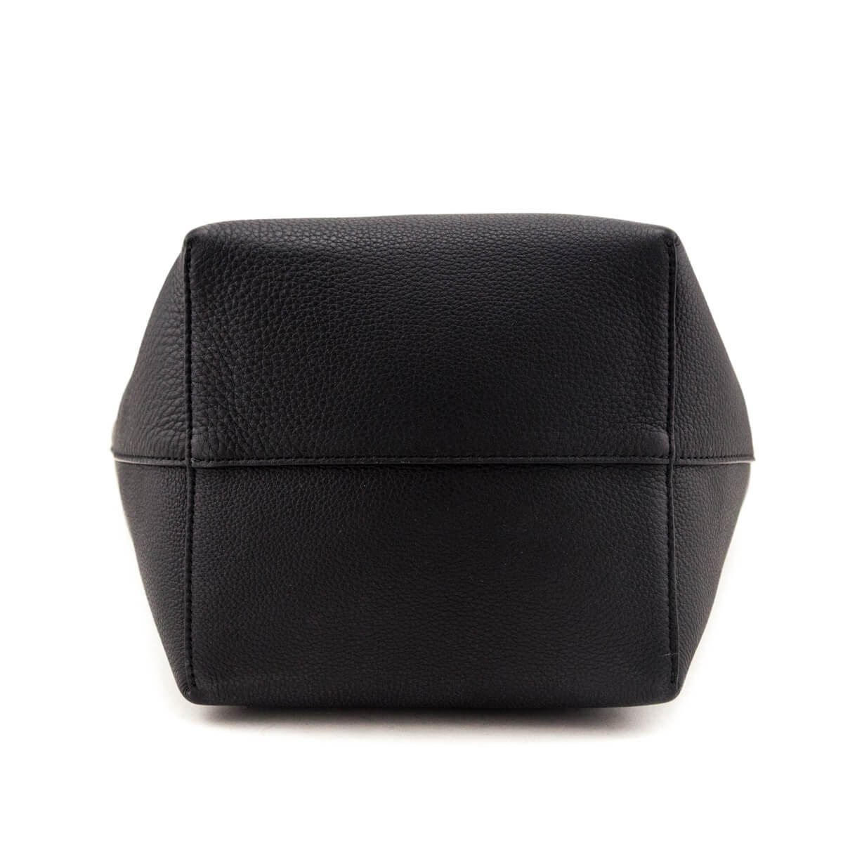 The Row Black Grained Calfskin Medium N/S Park Tote