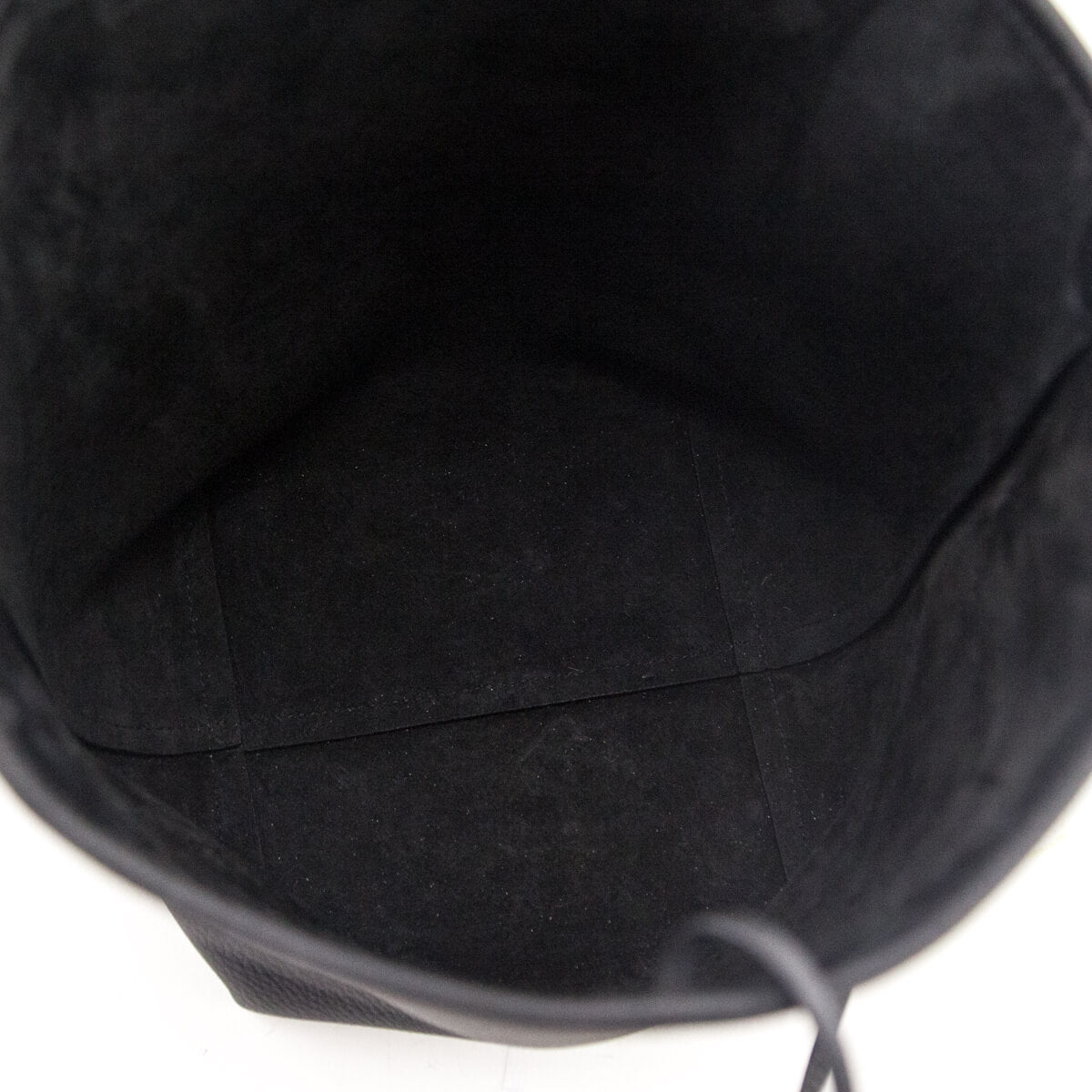 The Row Black Grained Calfskin Medium N/S Park Tote
