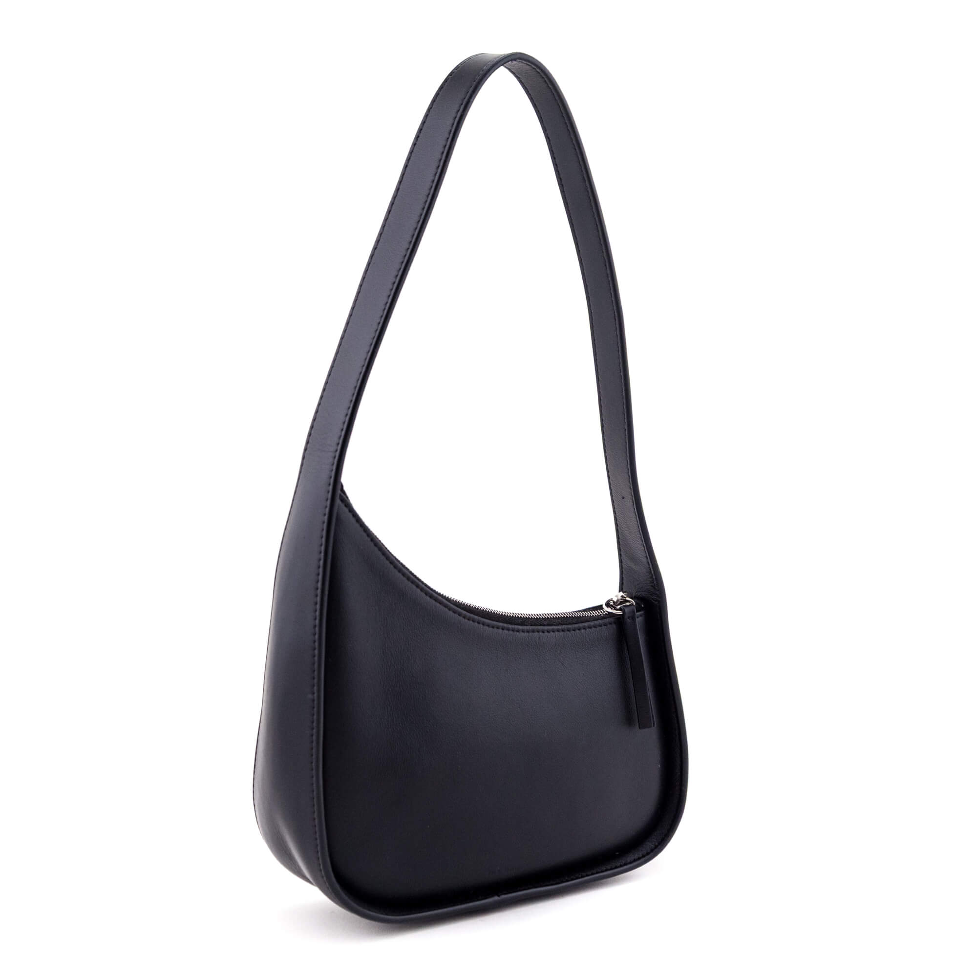 TheRowBlackSmoothCalfskinHalfMoonShoulderBag-2.jpg