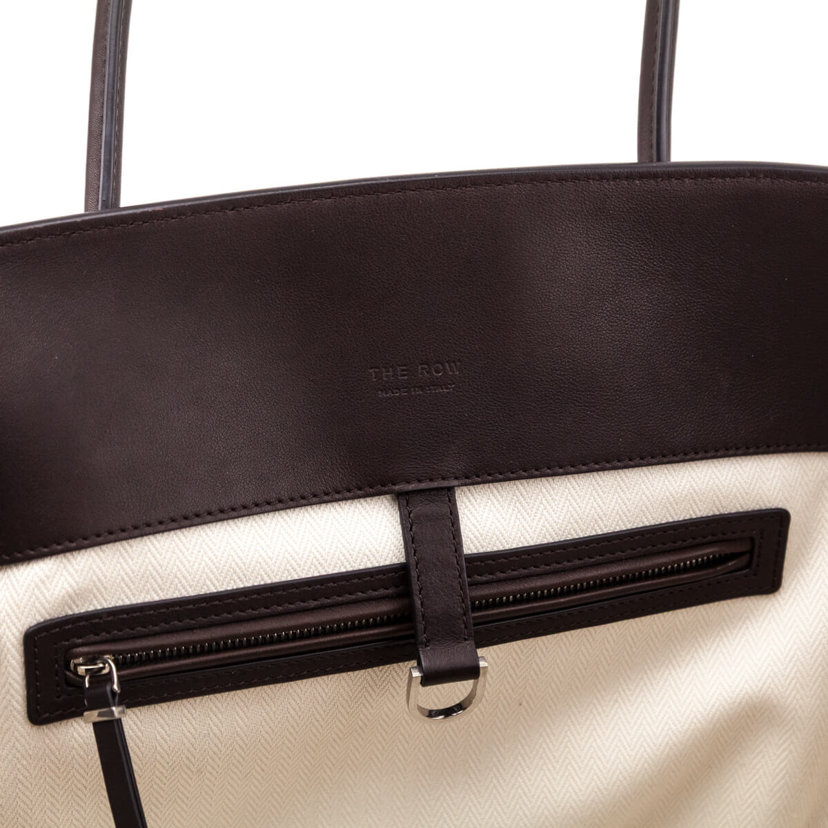 The Row Chestnut Polished Saddle Marlo 17 Tote - Love that Bag etc - Preowned Authentic Designer Handbags & Preloved Fashions