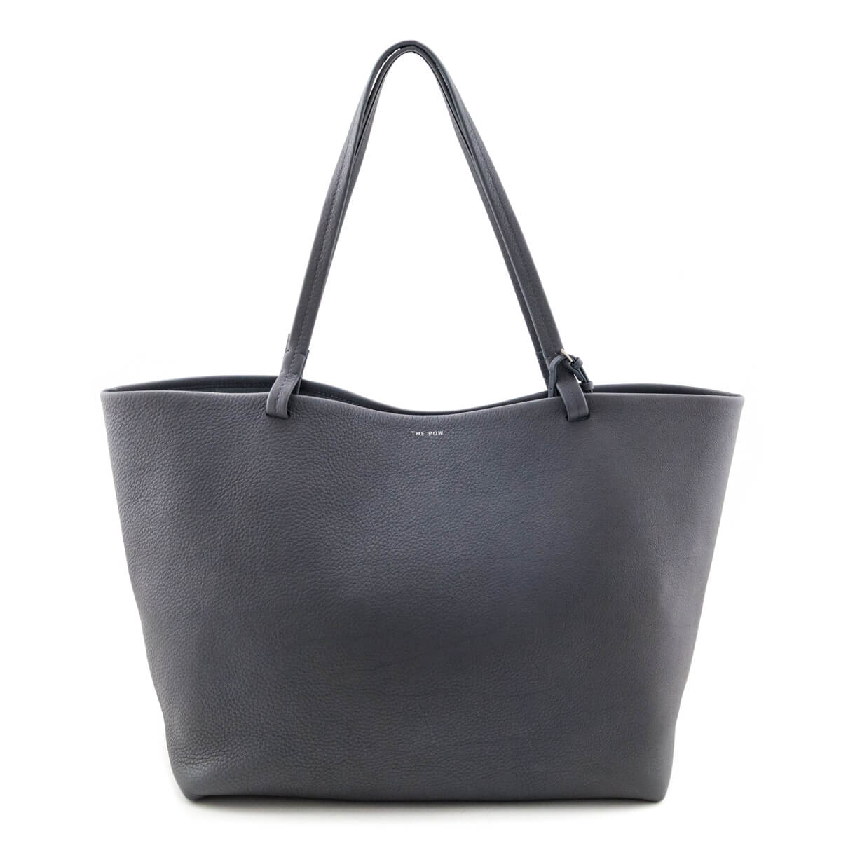 The Row Chrome Blue Calfskin Medium Park Tote - Love that Bag etc - Preowned Authentic Designer Handbags & Preloved Fashions
