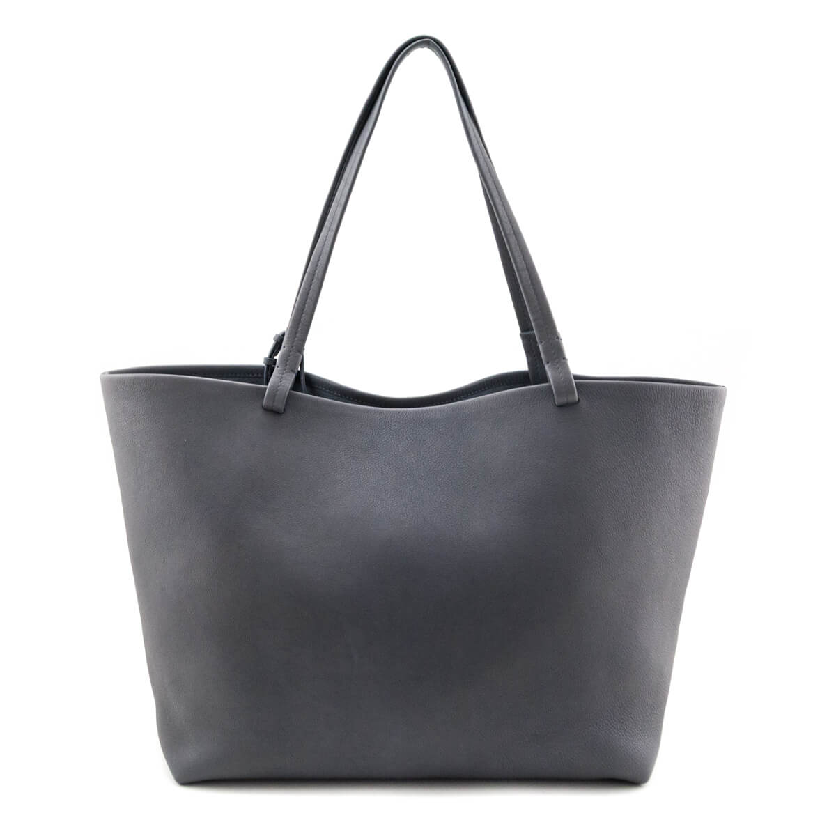 The Row Chrome Blue Calfskin Medium Park Tote - Love that Bag etc - Preowned Authentic Designer Handbags & Preloved Fashions